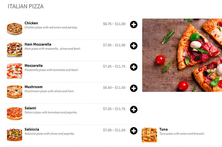 Plugin Food Online per WooCommerce