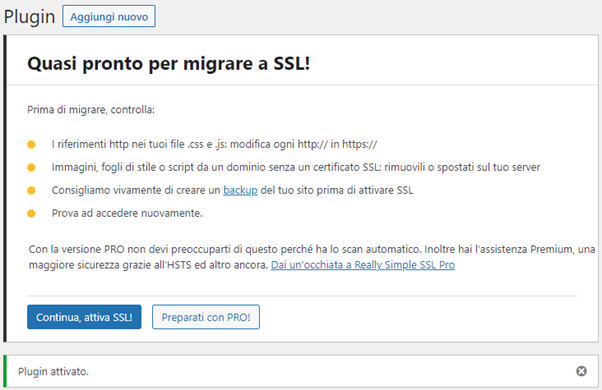 Really Simple SSL plugin - Migrare a SSL