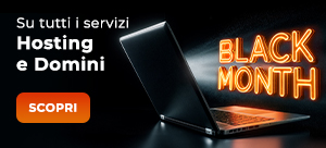 Black Month - Hosting e Domini